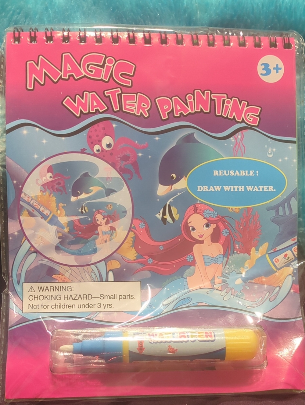 Greenbrier International Magic Water Painting Activity Book - Underwater World